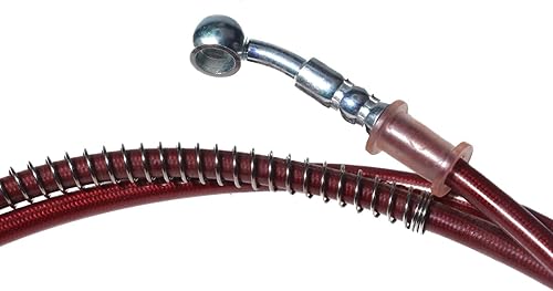 Vista 55 de PRO BAT Tubería de manguera de freno hidráulica trenzada para chino GY6 Scooter ATV Dirt Bike Go Kart 0.394 in Banjo extremos (39.4 pulgadas/39.4 in)