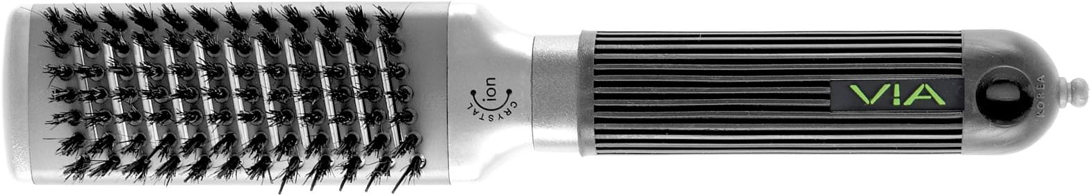 Via Professional Tourmaline & Ceramic Styler Flat Iron Brush Regular Size