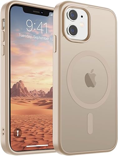 Miniatura 258 de SUPFINE - Funda magnética para iPhone 14 Pro Max (compatible con MagSafe), (protección contra caídas de grado militar de 10 pies), delgada, Negro