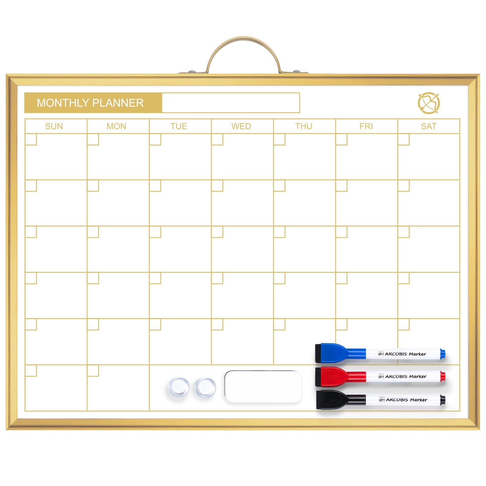 Amazon.com : ARCOBIS Monthly Calendar Whiteboard - 12