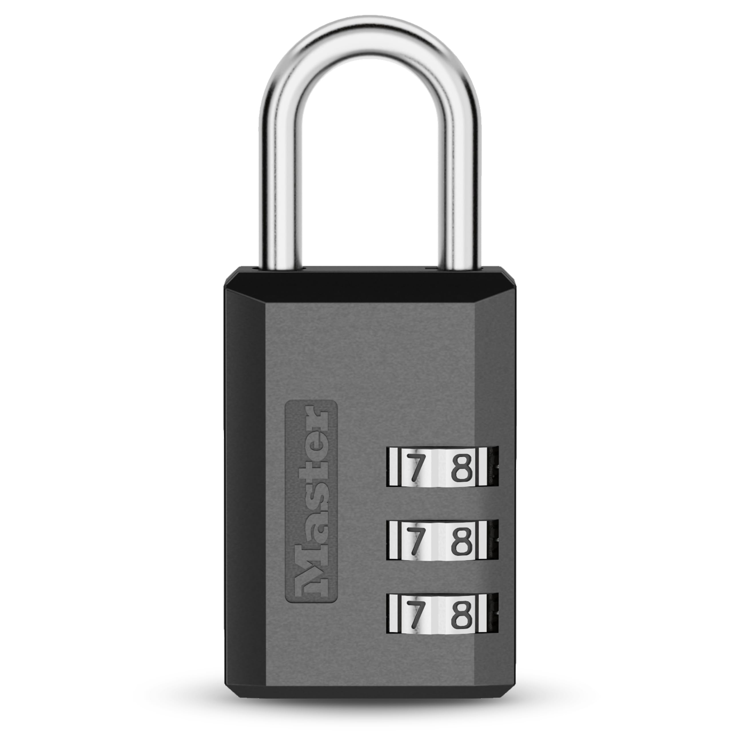 Master Lock Combination Padlock, Gym Locker Lock Custom 3-Digit Code, 647EC