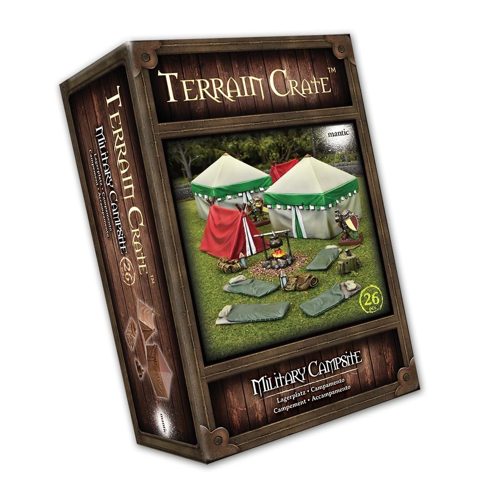 mantic TerrainCrate: Military Campsite Games