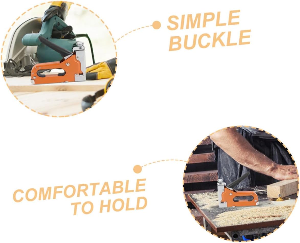 Upholstery Stapler Nailer for Furniture Stapler Heavy Duty Nail Tool Portable Nailer Safe Protection