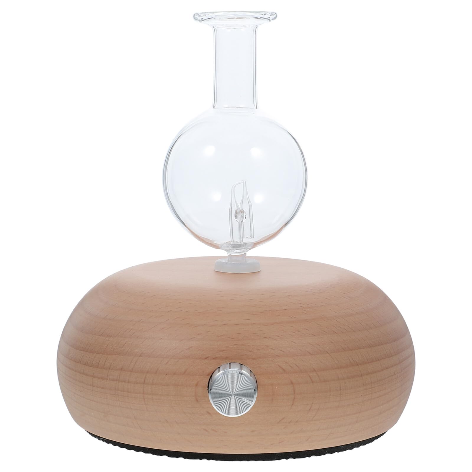 Milisten Esenciales el Aceites Difusor Madera y Base Aleatorio Estilo Botella la Vidrio, Purifica Aire y Ajusta Cantidad de Niebla para Oficina y Sala Yoga