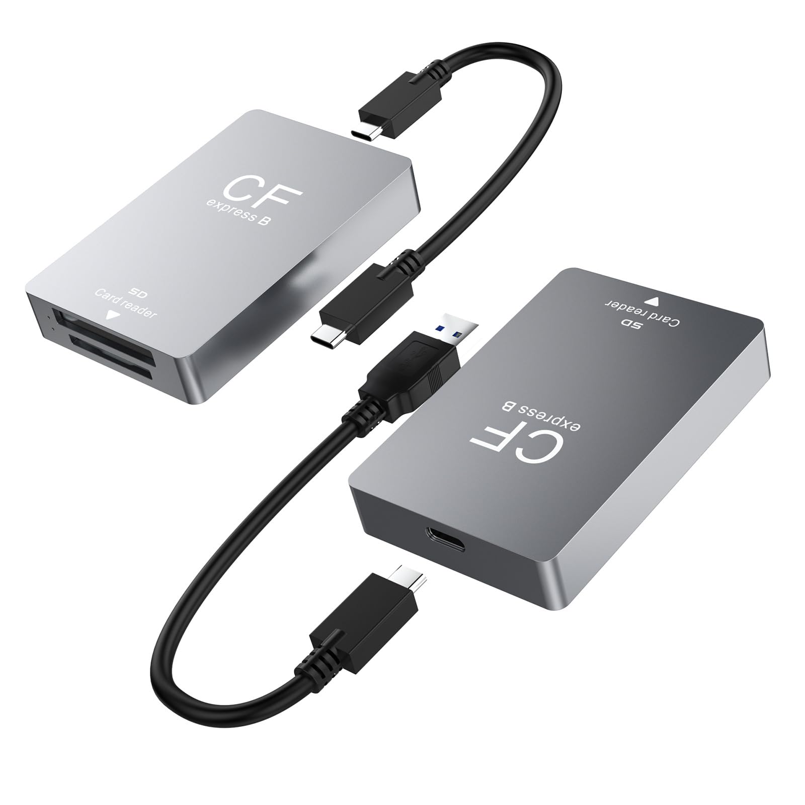 Lettore di schede di tipo B USB3.2 10Gbps adattatore e SD4.0 per sistema operativo Windows con USB C/USB tipo cavo