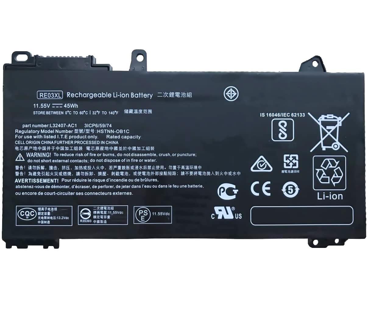 ULTRAZONE Laptop Battery Compatible for HP ProBook 430 G6,440 G6,455 G6, 450 G6,455R G6 zhan 66 AMD,66 G2 14,66 Pro 13 G2,HSTNN-0B1C HSTNN-DB9A HSTNN-OB1C HSTNN-UB7R,RE03XL