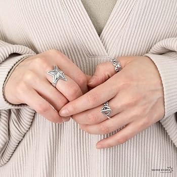 Amazon | [silver KYASYA]シルバー925 リング ニコちゃん