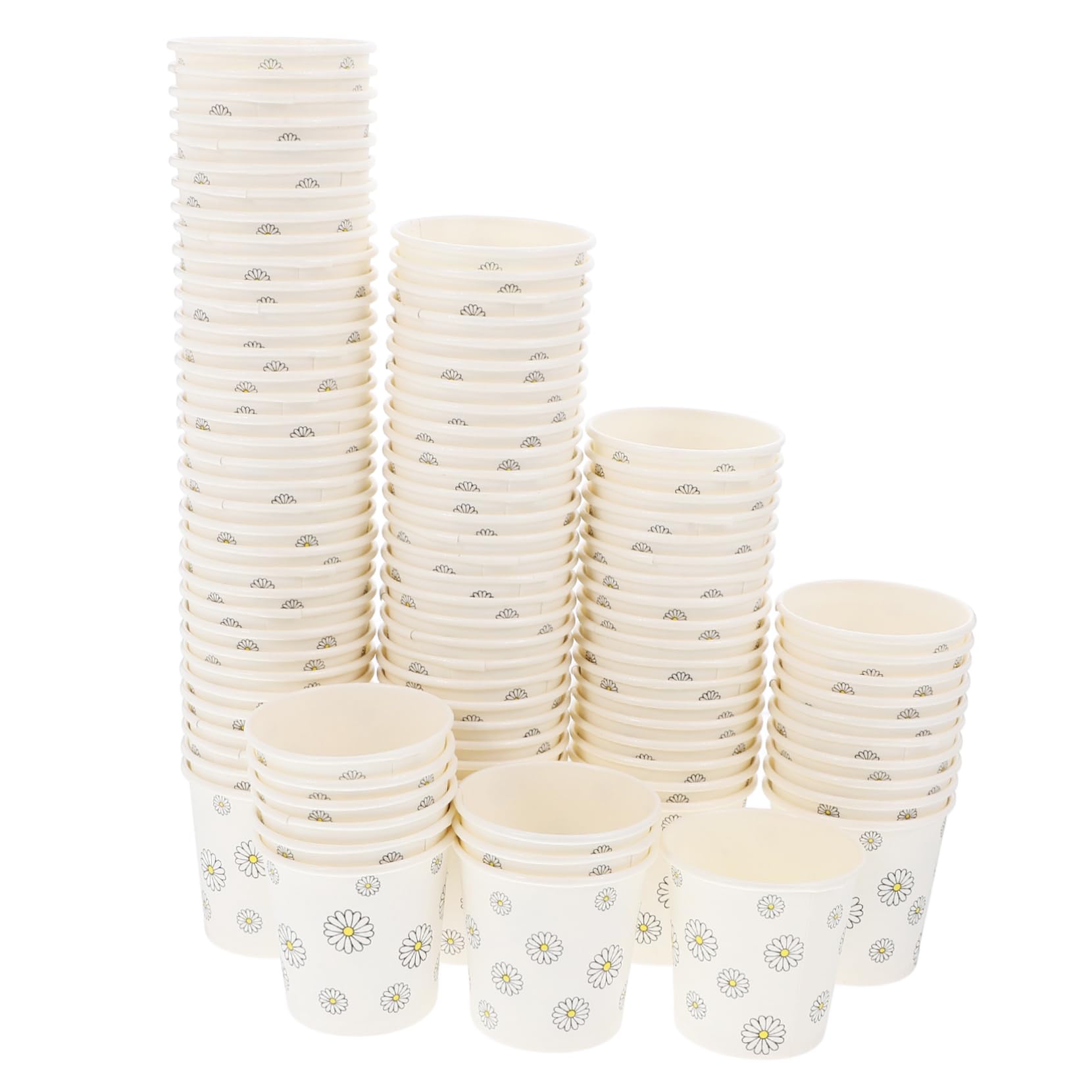 ULTECHNOVO100pcs Tasting Cup Juice Cups Ketchup Cups Single-use Cups Small Cups Sampling Cups Condiments Water Glasses Water Cup Sample Cup Dipping Sauce Cups Drinking Cups Snack Cups Paper