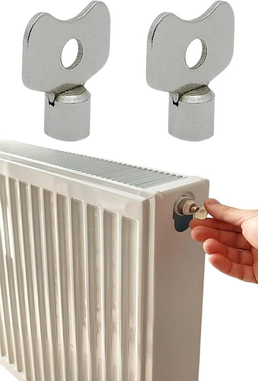 Orret Home 2 Adet Petek Anahtarı – Radyatör Purjör Anahtarı, Kalorifer Havası Alma Anahtarı, Havlupan ve Petek Bakım Anahtarı, Dayanıklı Metal Radyatör Purjör Anahtarı Seti