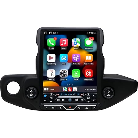 Radio GPS Para Jeep Wrangler JL Y Gladiator 2018-2022 – Android 13, CarPlay Inalámbrico, 9 Pulgadas