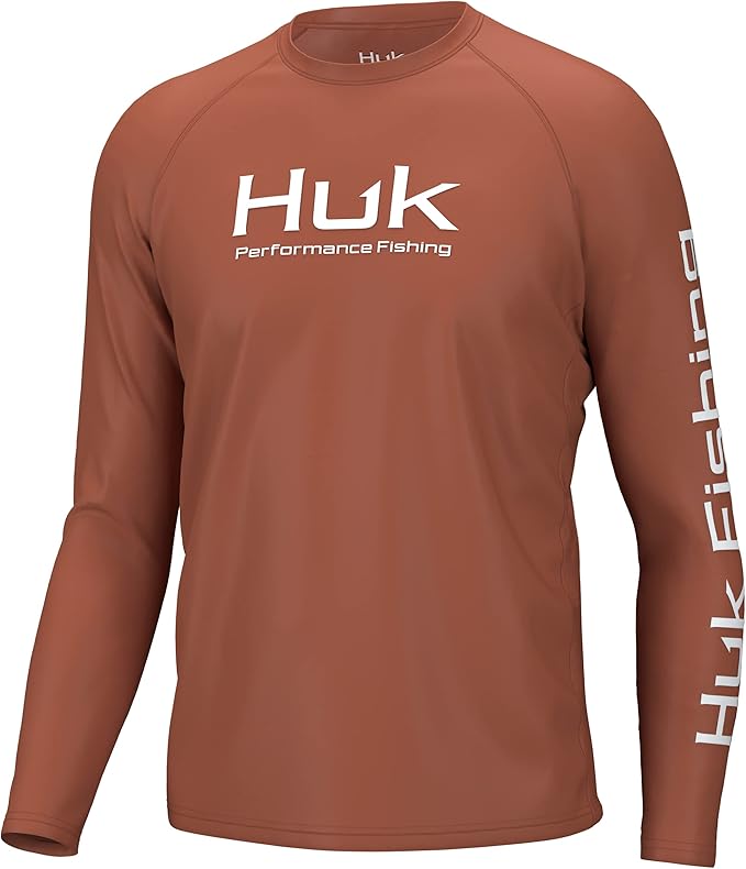 Chemise De Pêche HUK Pursuit Manches Longues, Bleue, Taille L, 30 UPF, état Correct