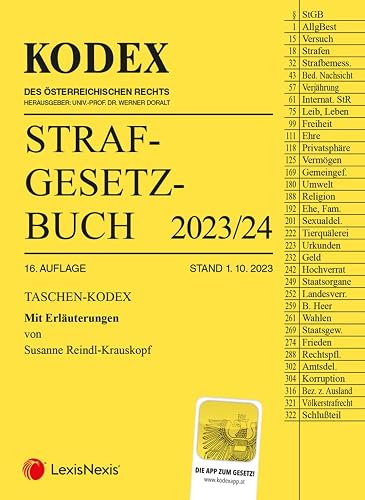 Taschen-Kodex Strafgesetzbuch 2023 - inkl. App: mit Erläuterungen