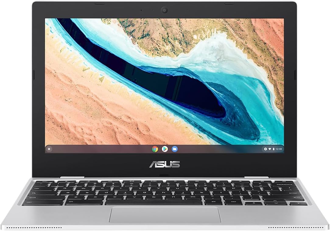 ASUS Chromebook CX1, 11.6" HD NanoEdge Display, Intel Celeron N4020 Processor, 64GB eMMC, 4GB RAM,Military Grade Standard Chrome OS, Transparent Silver, CX1101CMA-DB44