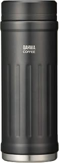 CBJAPAN QAHWA Water Bottle, Direct Drinking, Vacuum Insulated, Double Layer, Teflon Treatment, Gray, 14.1 fl oz 410 ml, Cafua Coffee Bottle