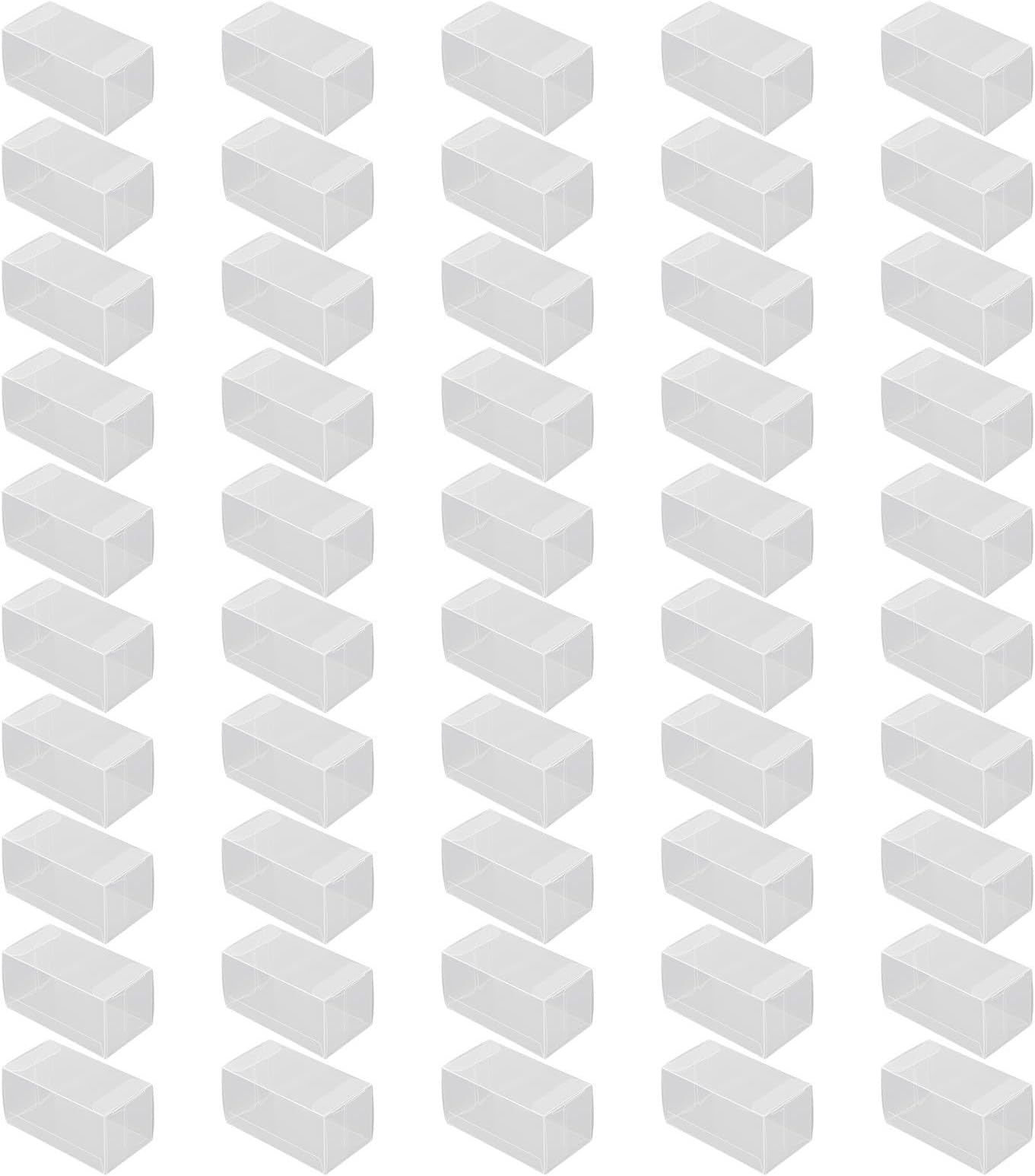 PVC Display Box Case 20/25/50pcs for 1 64 Scale Toys Cars Storage Suitable for Matchbox Tomica Tomica Hotwheels 41x43x82mm (25pcs)
