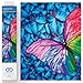 Produktbild DIAMOND DOTZ DD5.015 - Original 5D Diamond Painting Set Schmetterling Pink, Kreativset mit 4.338 Diamant Mosaiksteinen, Malset ca. 30,5 x 30,5 cm, DIY Komplettset für Erwachsene und Kinder ab 8 Jahren