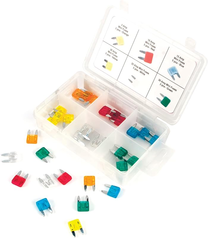 Kit de fusíveis mini Performance Tool W5371 – 30 unidades