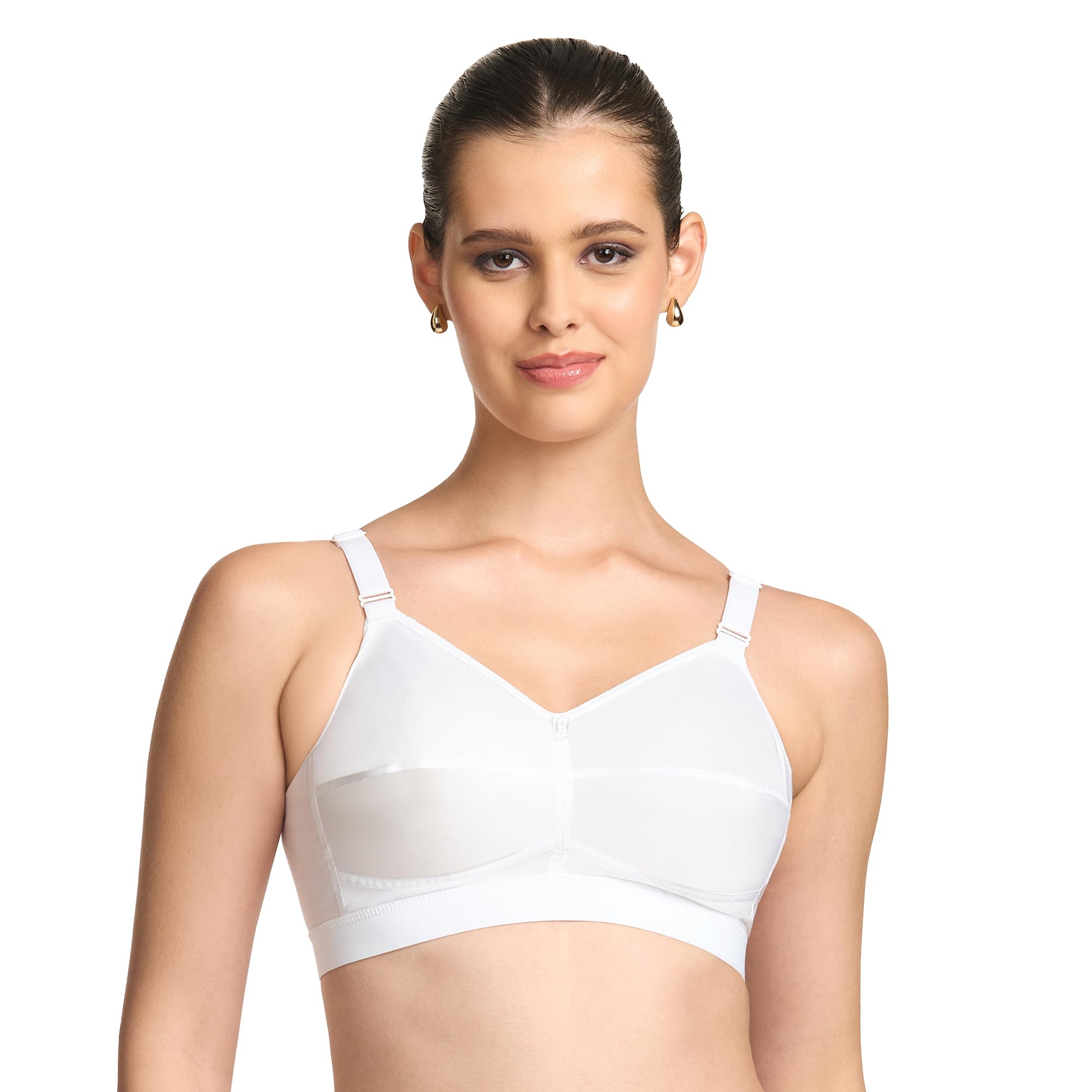 Women's Cotton Wire Free Casual Full Coverage Bra