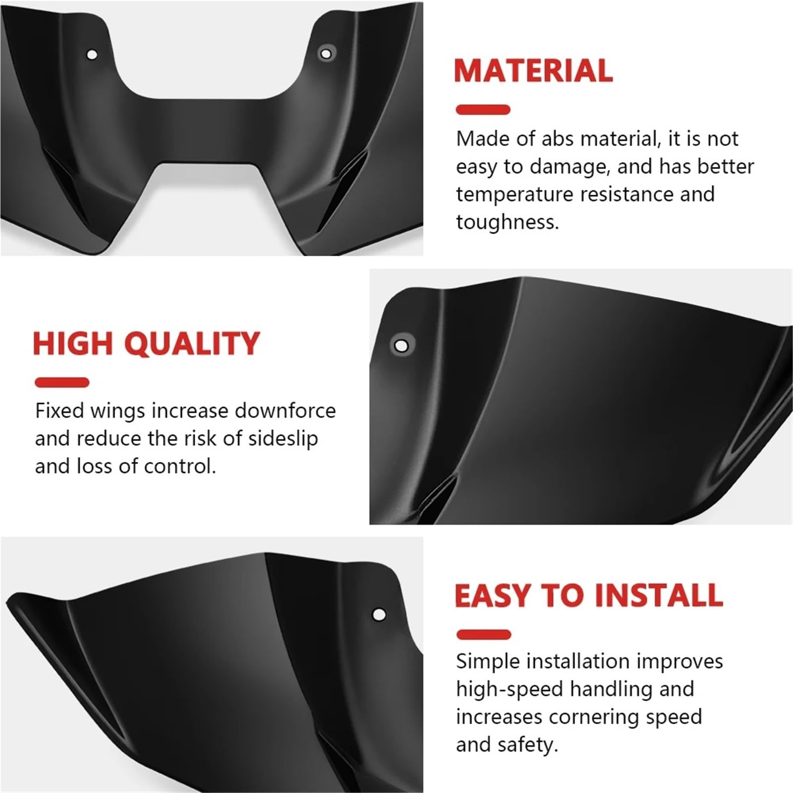 Front Bumper Splitter dachowy Pasuje do Z900 SE 2025 Spoiler przedniego dziobu przedni typu nagi Zestaw aerodynamicznego skrzydła