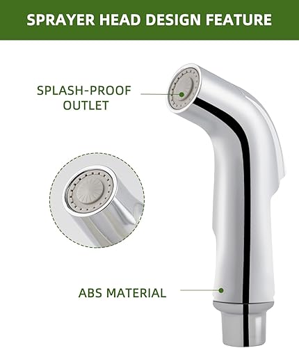 Miniatura 2 de ANJOES Accesorio universal para rociador para fregadero de cocina, cabezal de rociador lateral de fregadero compatible con grifos