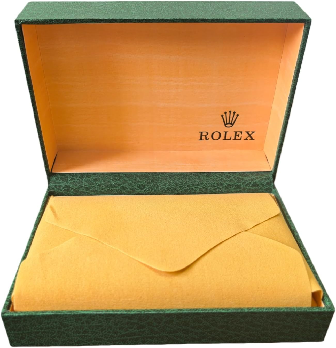 Single Watch Pouch Box Green PU Leather Insert Pad Travel Protection for Rolex Service Box
