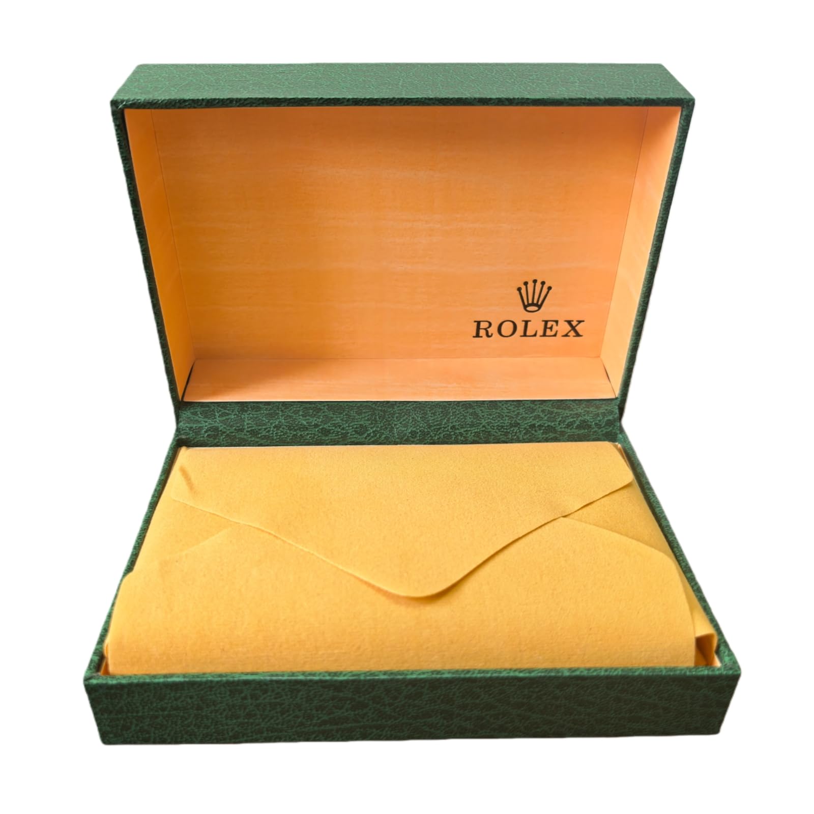 Single Watch Pouch Box Green PU Leather Insert Pad Travel Protection for Rolex Service Box