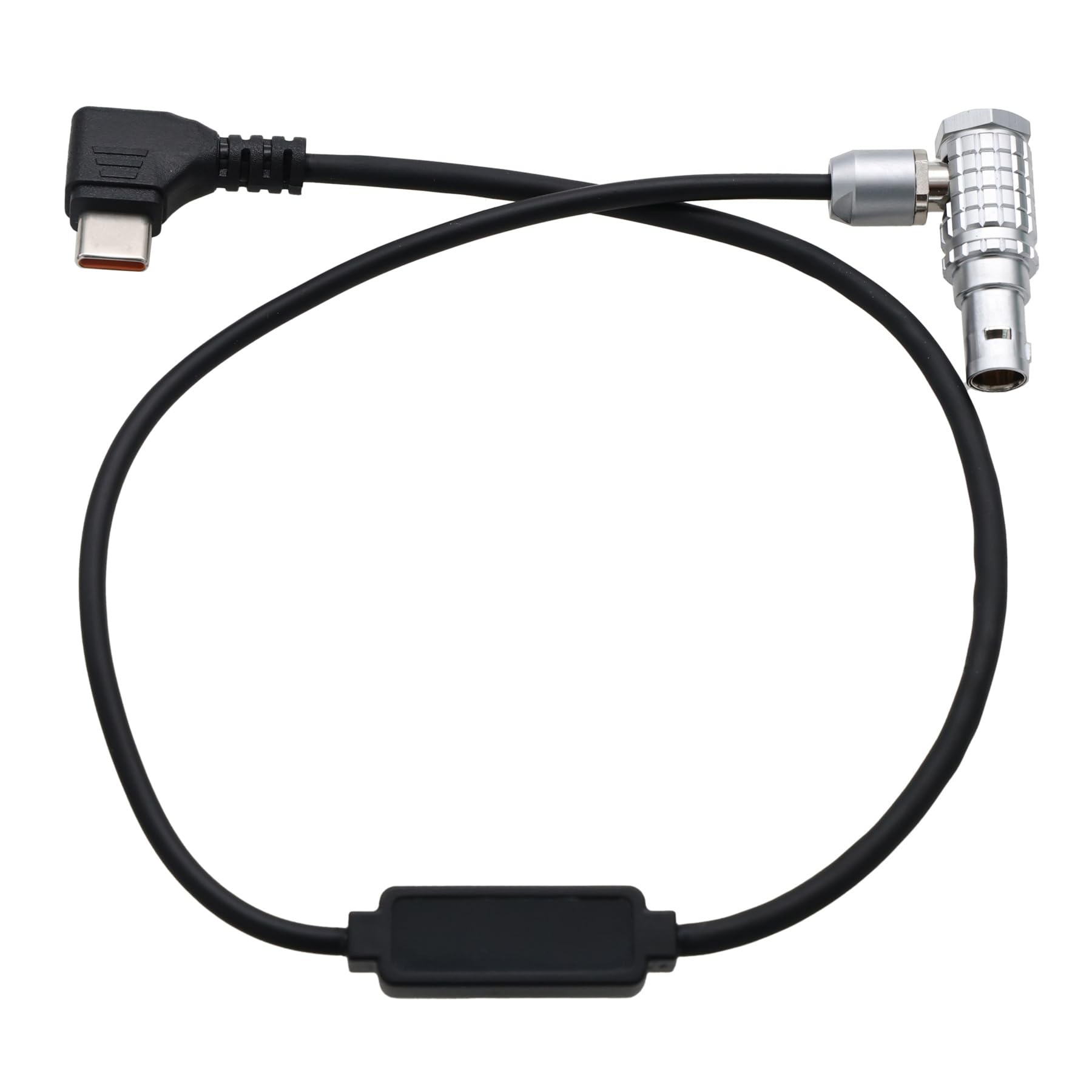 HangTon Cavo di Controllo per Fotocamera Komodo X e Gimbal DJI RS2 RS3 RS 4 Pro, Focus Pro Grip, da USB-C a 9-pin ad Angolo Retto, 30cm