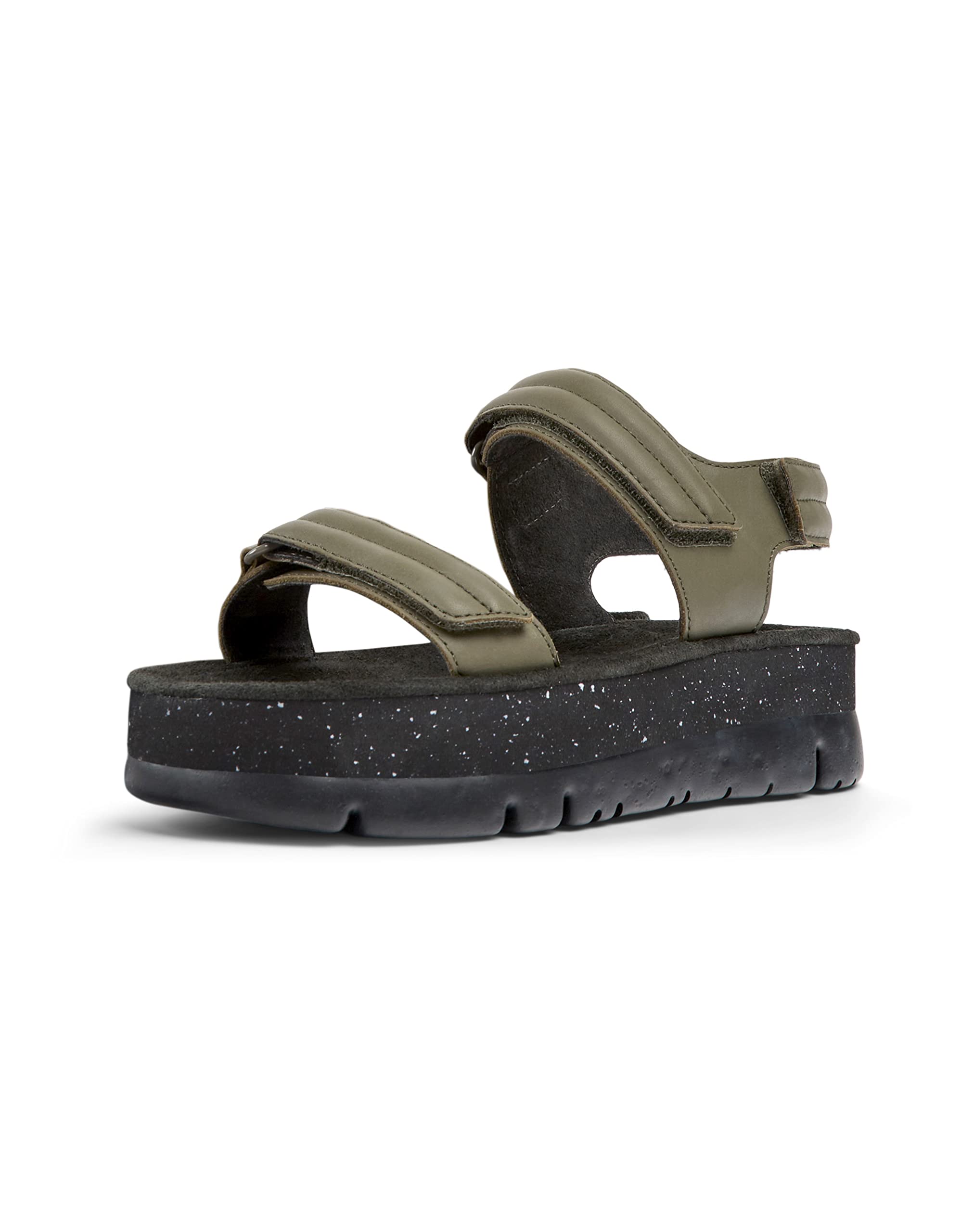 Camper Women's Oruga Up K201509 Sandal, Green 006, 4 UK
