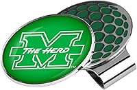 Vista 11 de LinksWalker Collegiate Team Golf Ball Marker with Magnetic Hat Clip Holder plateado