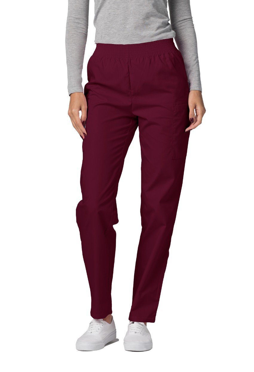 Adar Uniforms Women's 503 Medical Scrubs Pants, Burgundy, 4XL UK