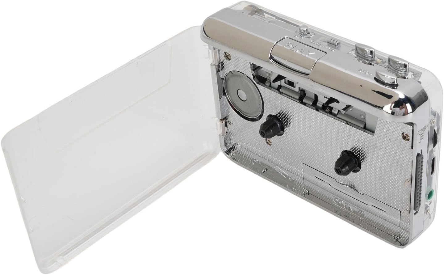 Asixxsix Cassette Tape Player, Cassette to MP3 Converter, Portable Cassette Player Tape Recorder with 3.5mm Headphone Jack Earphones and Playback Function, for PC Laptop