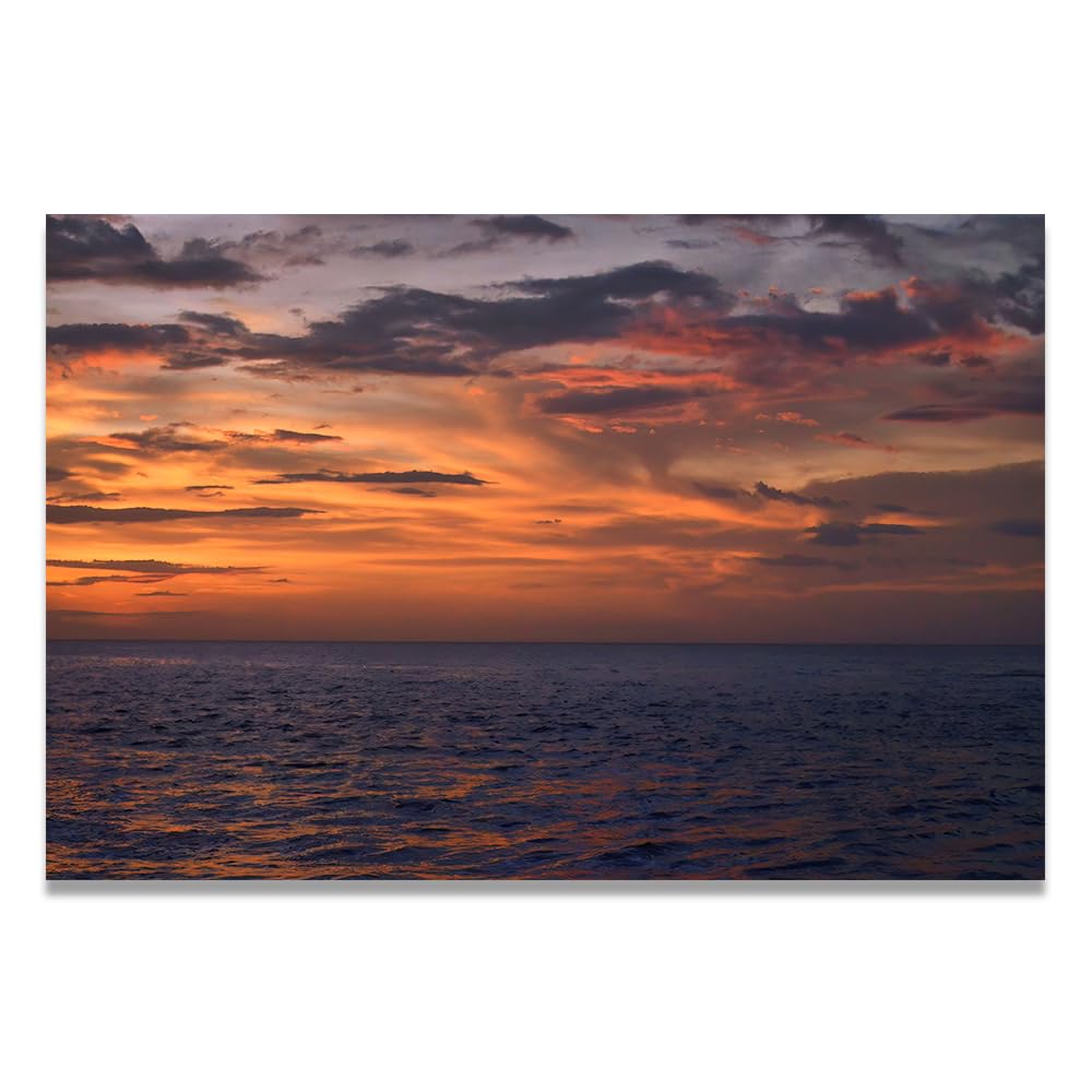 VHdfgTY At DuskMountain Landscape Canvas Wall Art Nature Scenery Wall Decor for Home 20x30cm Unframed