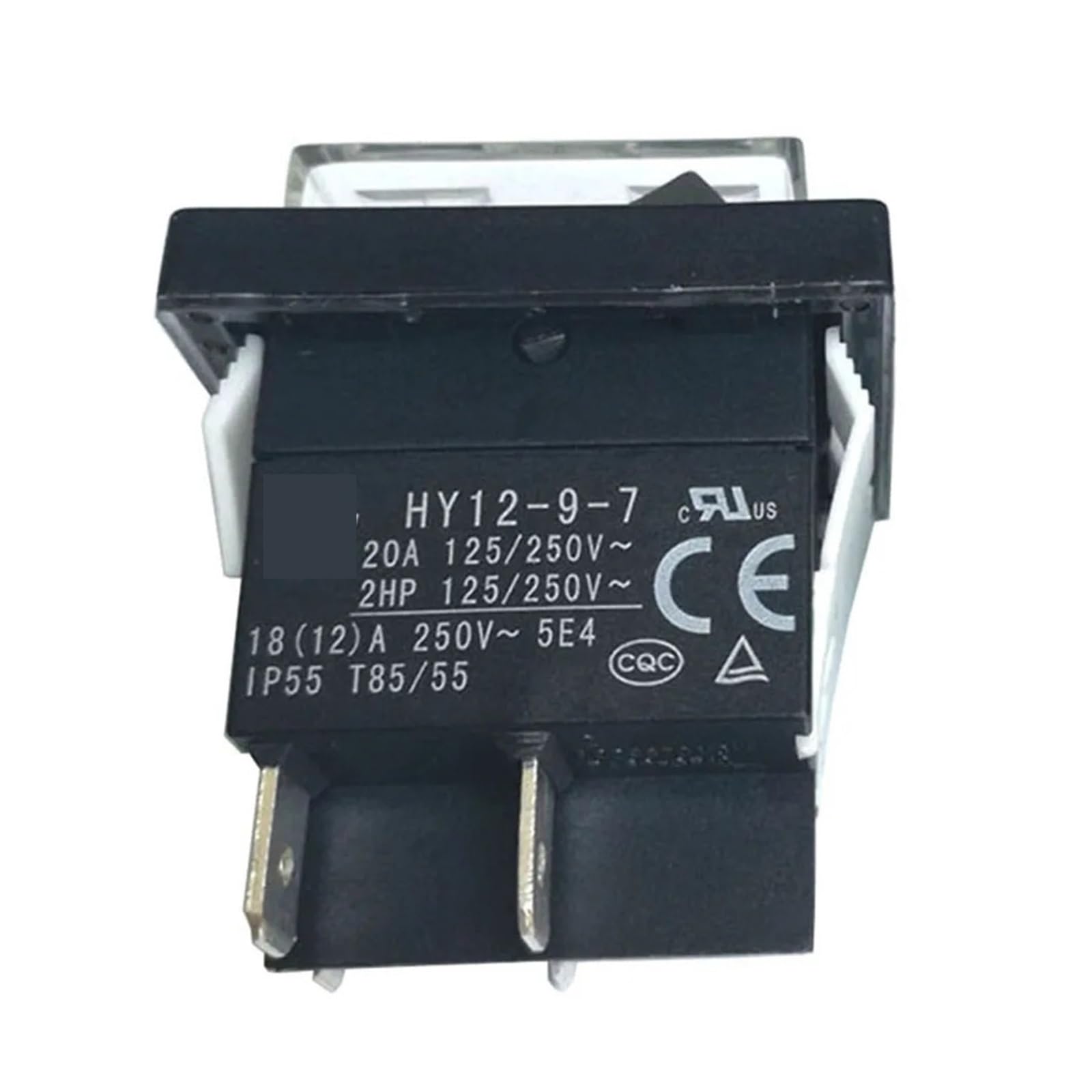 AARTERZZA HY12-9-7 On Off Waterproof Rocker Pushbutton Switches for Tools 4Pins