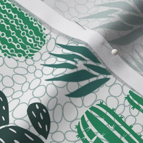 Miniatura 9 de Spoonflower The Yard - Life Country Animals Western Cactus Desert Farm Donkey Impreso en tela de algodón de la firma de pétalos por The Yard - Coser