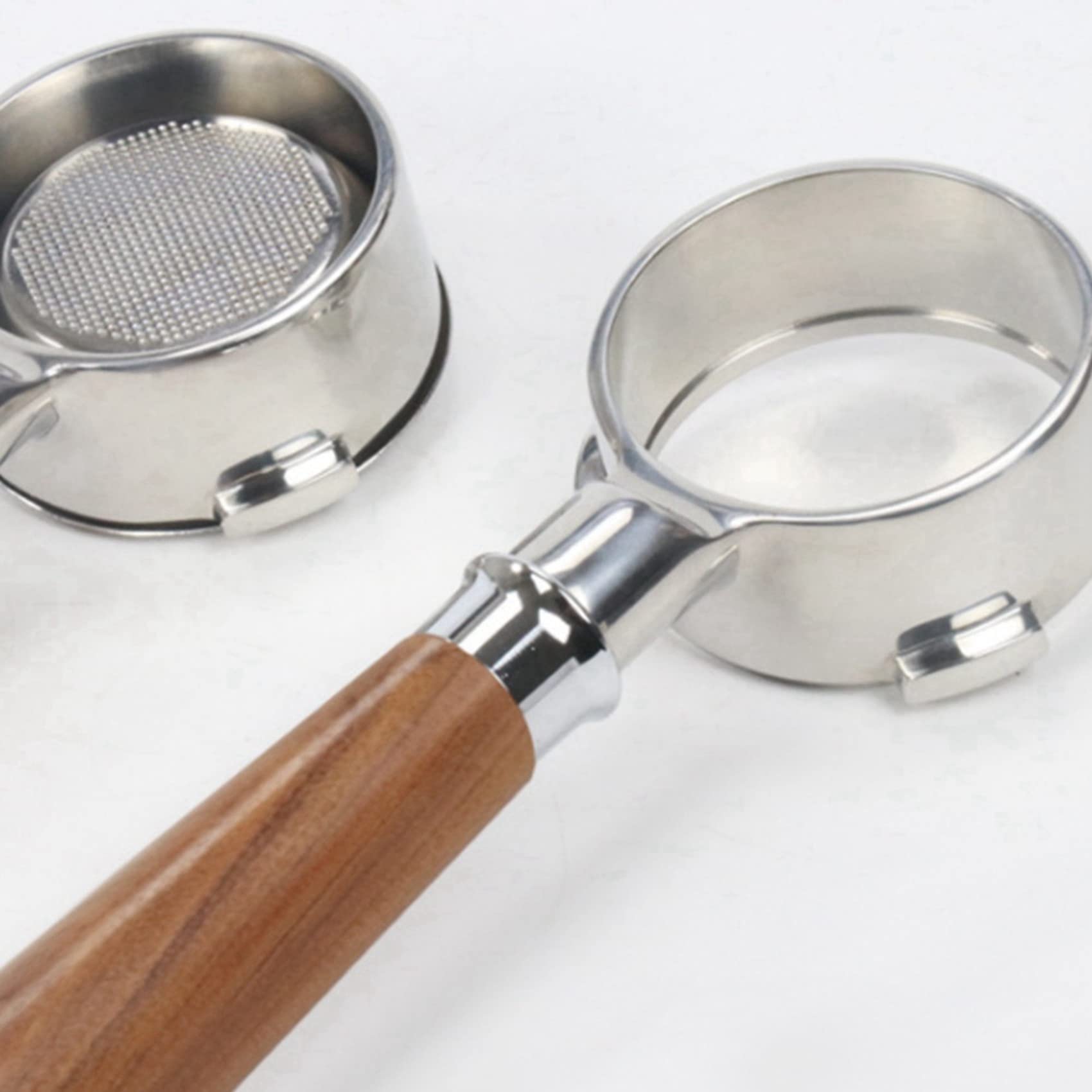 Filtro sin fondo para cafetera portafiltro de 58 mm, 2 unidades, para de café, accesorio profesional, G