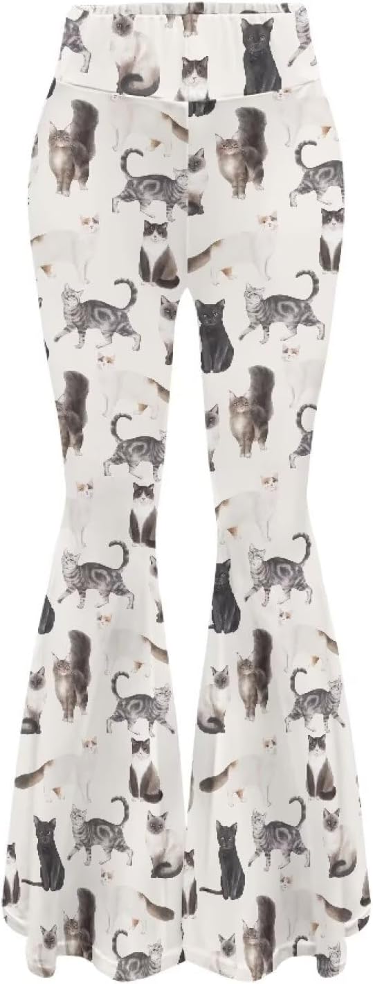 Yoga Bell Bottom Pants Flexibility Comfort Fit for Yoga Flare Palazzo Pants