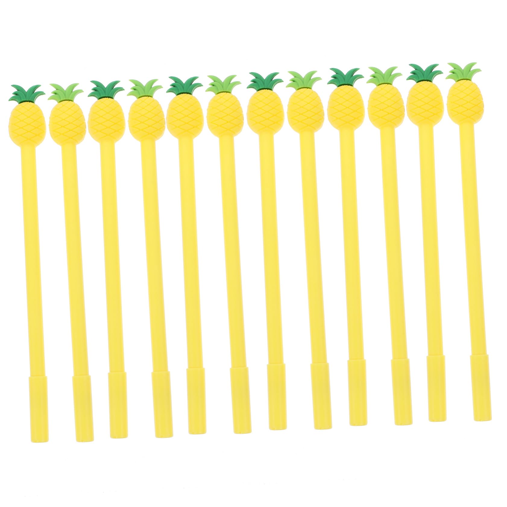 Didiseaon 24pezzi Penna Sfera Forma Di Ananas Da Cancelleria Per Studenti Accessori Divertenti Per Casa e Ufficio
