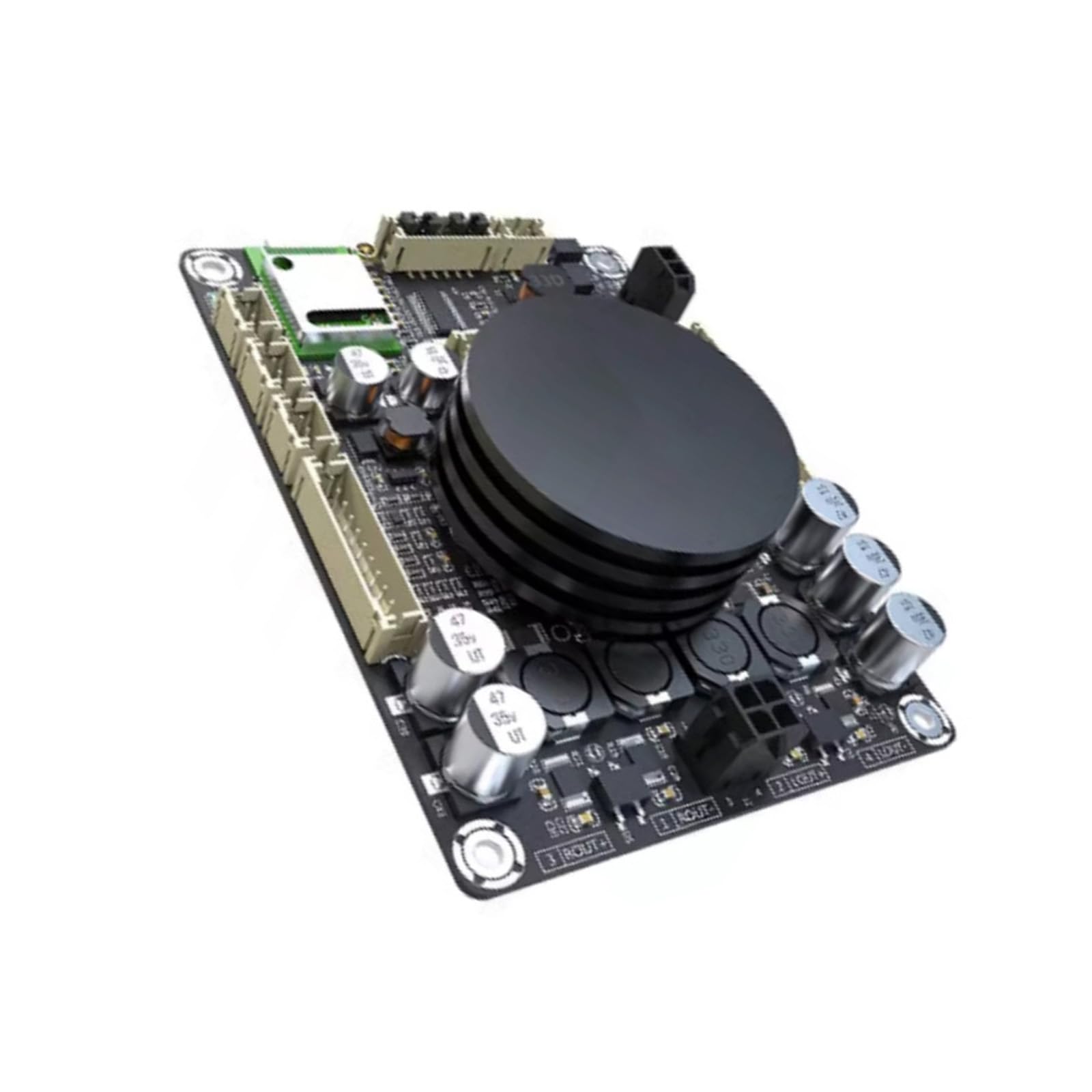 Modulo amplificatore digitale classe D, 2 x 50 W, doppio canale per un suono chiaro e potente per la tecnica di registrazione in studio, modulo amplificatore portatile