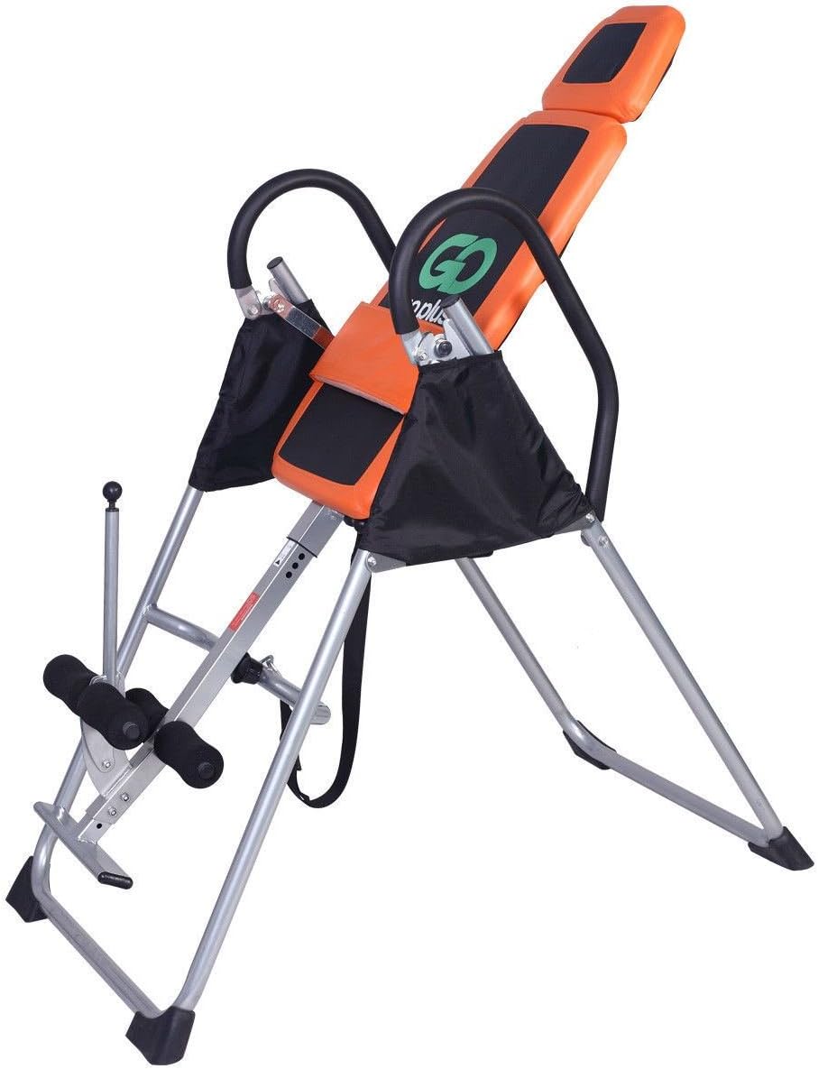 Foldable 2016 Premium Gravity Inversion Table Back Therapy Fitness Reflexology