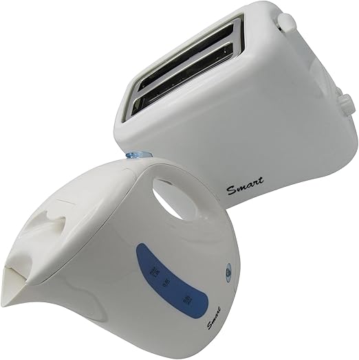 SecureFix Direct Caravan Kettle and Toaster Set (Low Wattage Kitchen