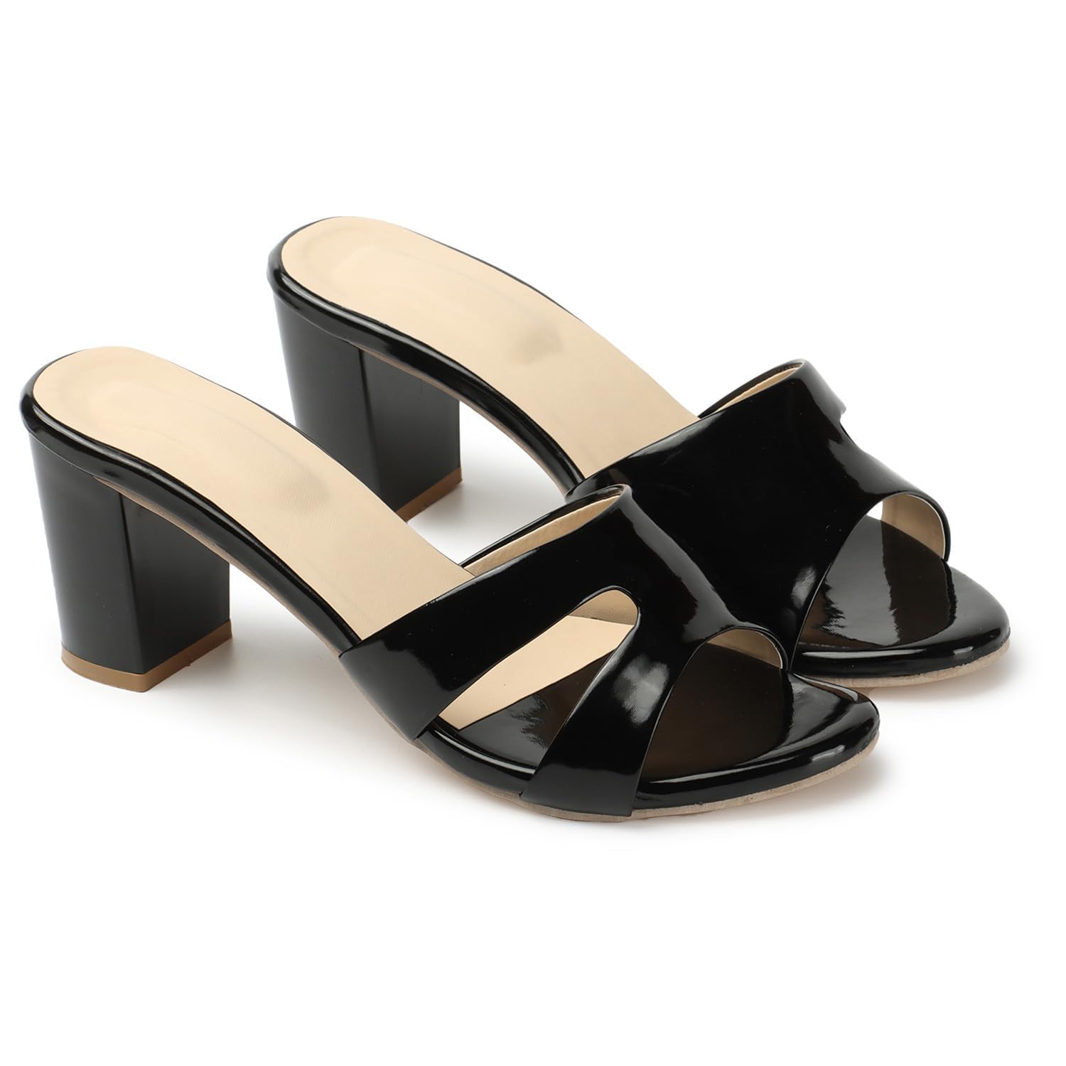 ArranQue Kitten Heel 2 Inch Wedge Sandals for Women & Girls, Light Weight Floaters Casual and Stylish Sandal for Walking, All Day Used (Black Size 38, UK5) (B0C9M26Q55) Amazon Price History, Amazon Price Tracker