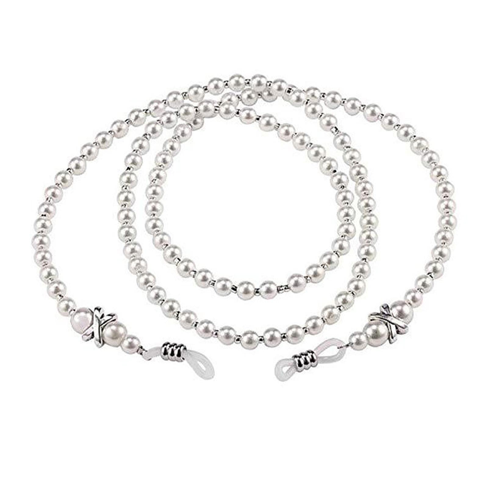 merishopp Beaded Eyeglass Chain Glasses Chain Necklace for Wedding Thanksgiving Outing|Health & Beauty | Vision Care | Eyeglass Straps & Cords-picture-7