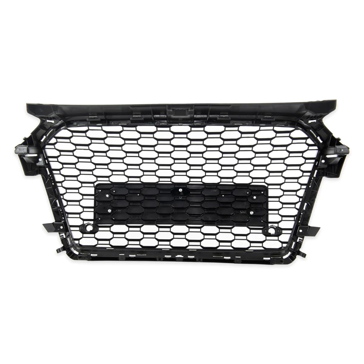 Calandra griglia radiatore per Audi A1 8X 2015-2018 nido d'ape nera lucida RS look