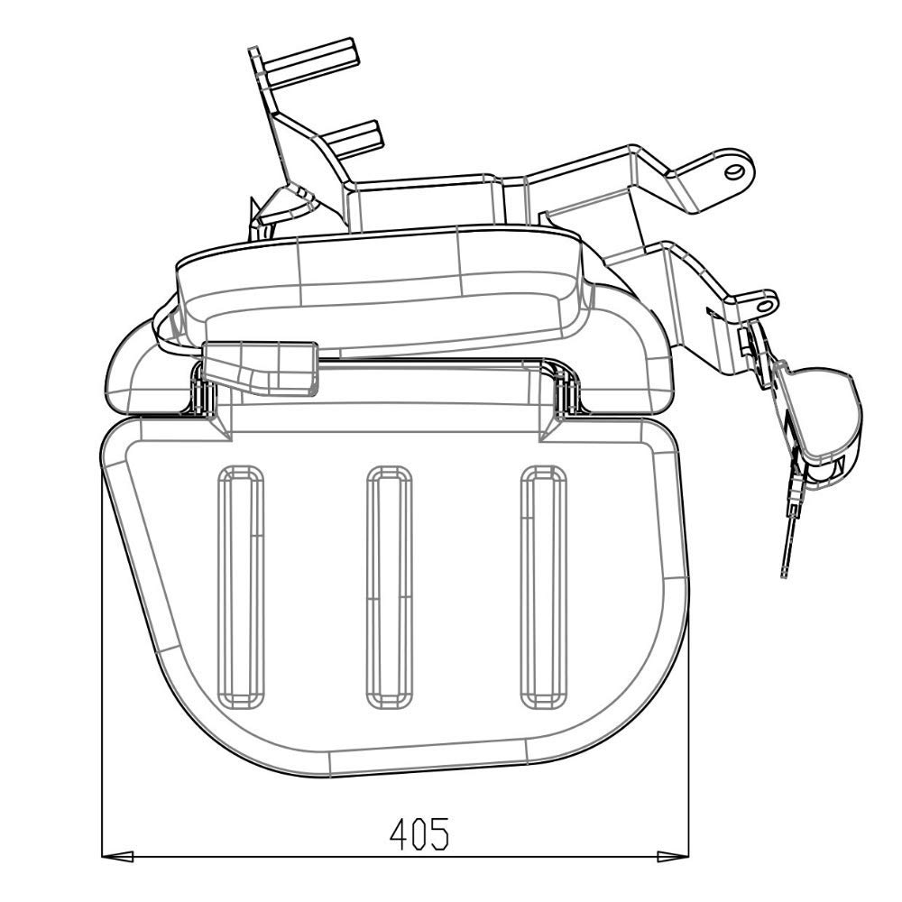 Siège passager en PVC pour John Deere séries 5E, 5M, 6E ou 6100D LVB25717, RE250427 avec ceinture automatique à 2 points, pliable, marron
