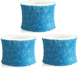 3 Pack Upgraded Blue Mesh Treated Layer Humidifier Wicking Filters Compatible with HAC-504, HAC-504AW, HCM 350 and Other Cool Mist Models
