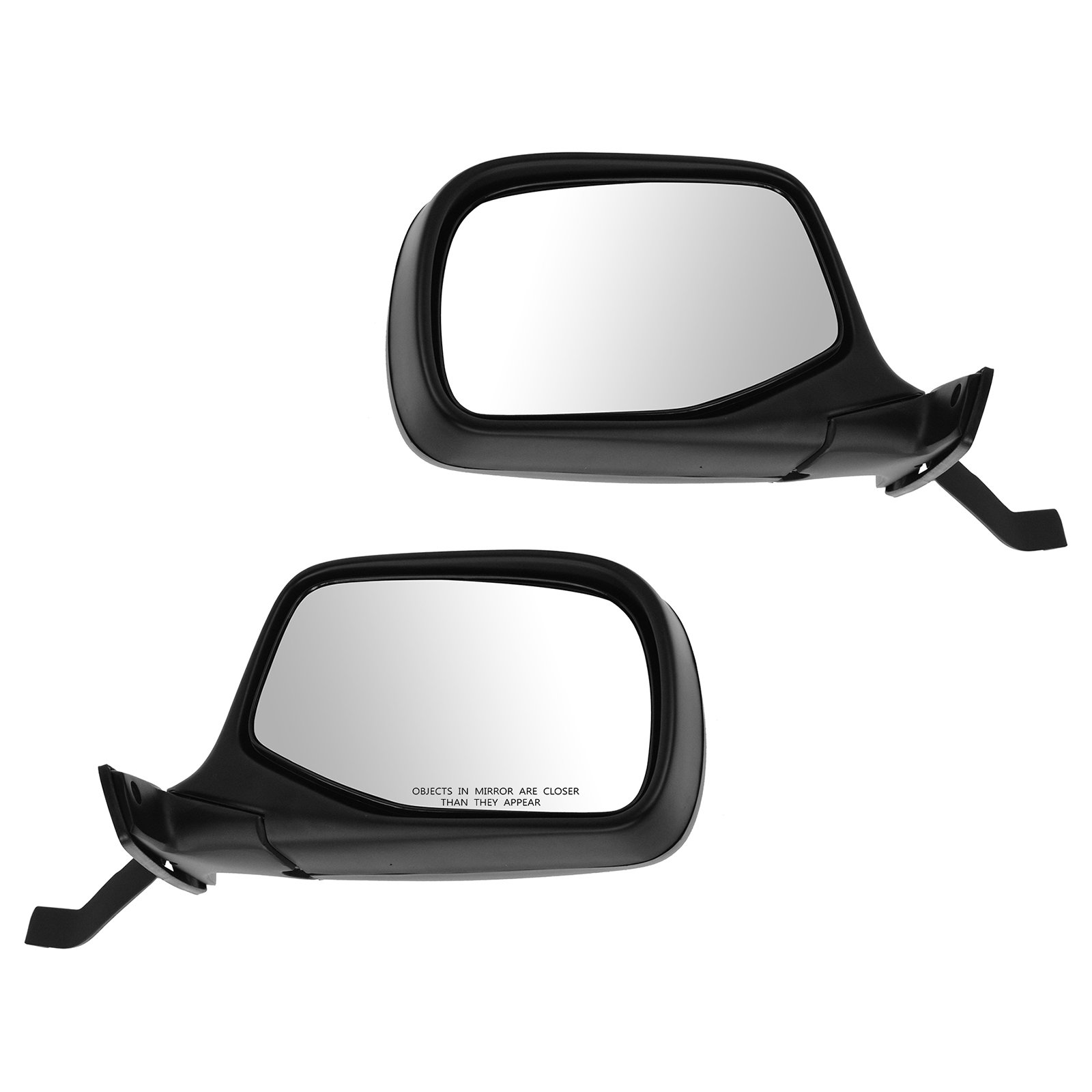 Kirby Morgan Espejos Retrovisores Manuales Oscilantes 5x8 Para Ford Bronco Y F150/F250/F350 – Par Negro Retrovisores Swing Lock