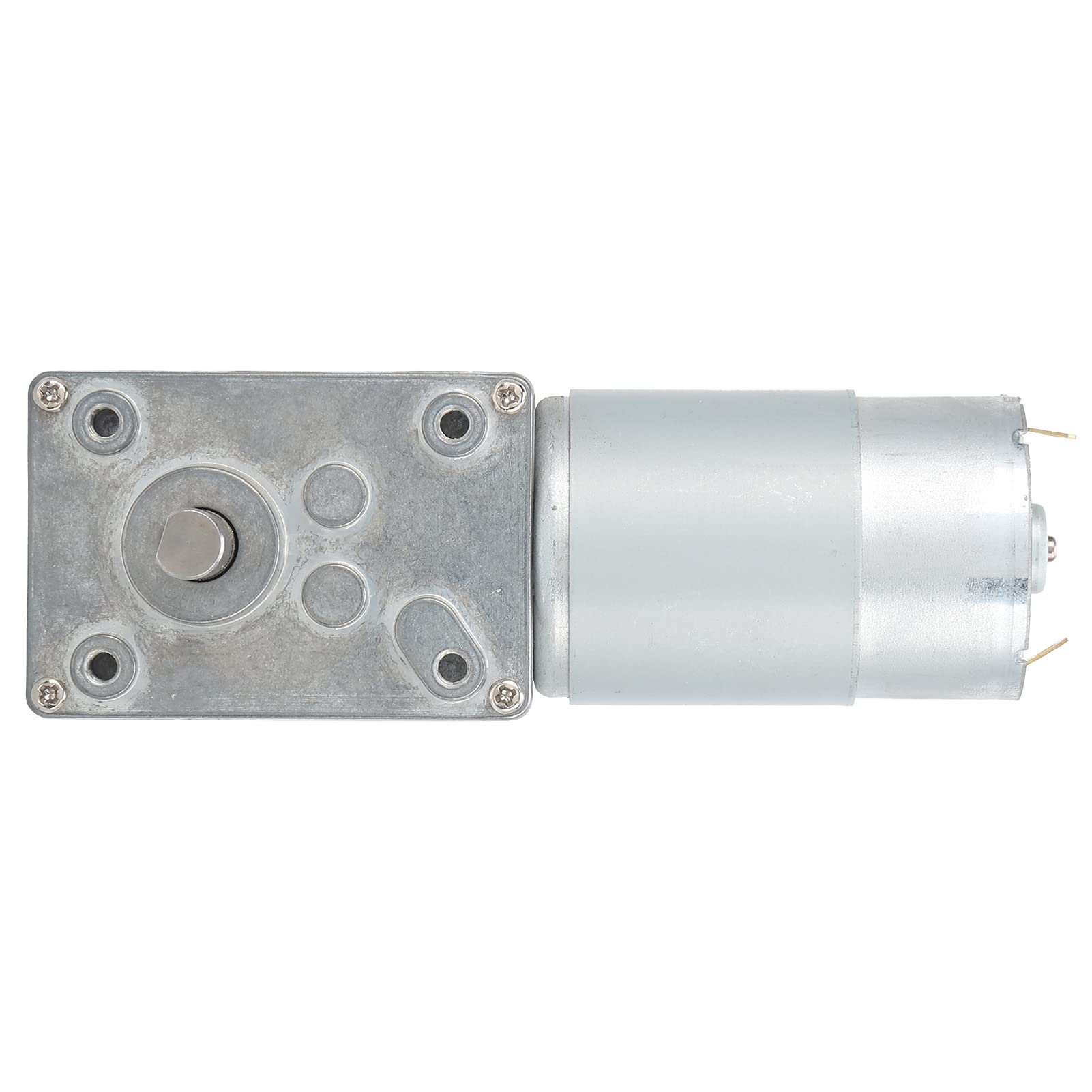 12-V-DC-Getriebemotor, Getriebemotor mit Drehmoment, reversibel und geschwindigkeitsverstellbar, Mini-Untersetzungsmotor für DIY-Roboter, Drehtisch, Türverriegelung, (200 U/min)