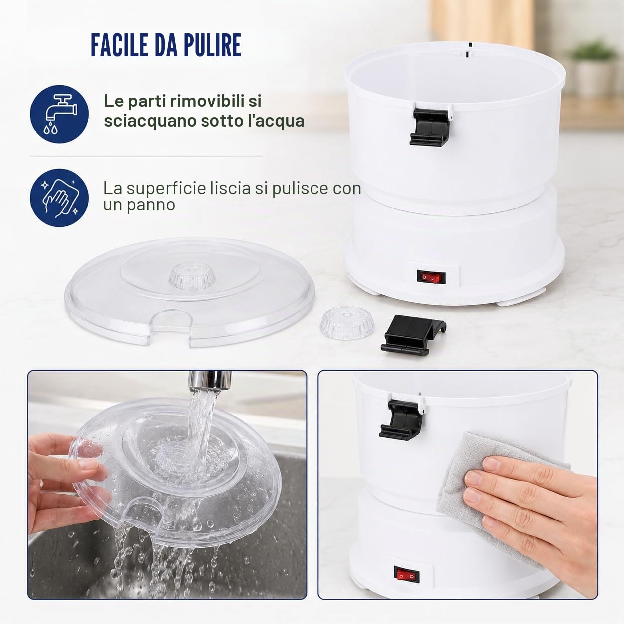 Pelapatate Patate Elettrico Sbucciatrice Di Patate Sbucciatrice Automatica Di Patate In Acciaio Inossidabile,Per Cucina, Ristorante, Fast Food