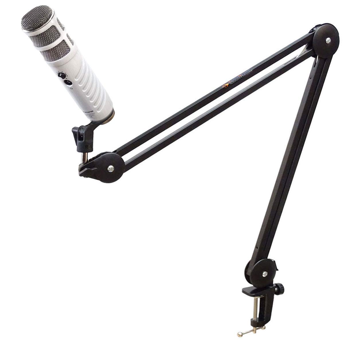Rode Podcaster MKII - Microfono dinamico USB + Keepdrum MS138, braccio per microfono
