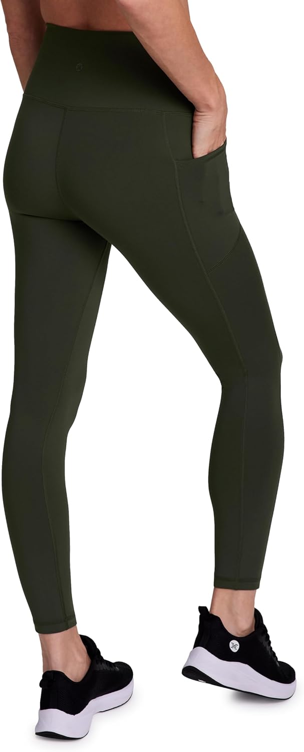 RBX Active High Waisted Squat Proof Workout Yoga Leggings with Pockets for Women